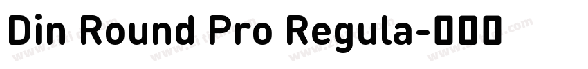 Din Round Pro Regula字体转换